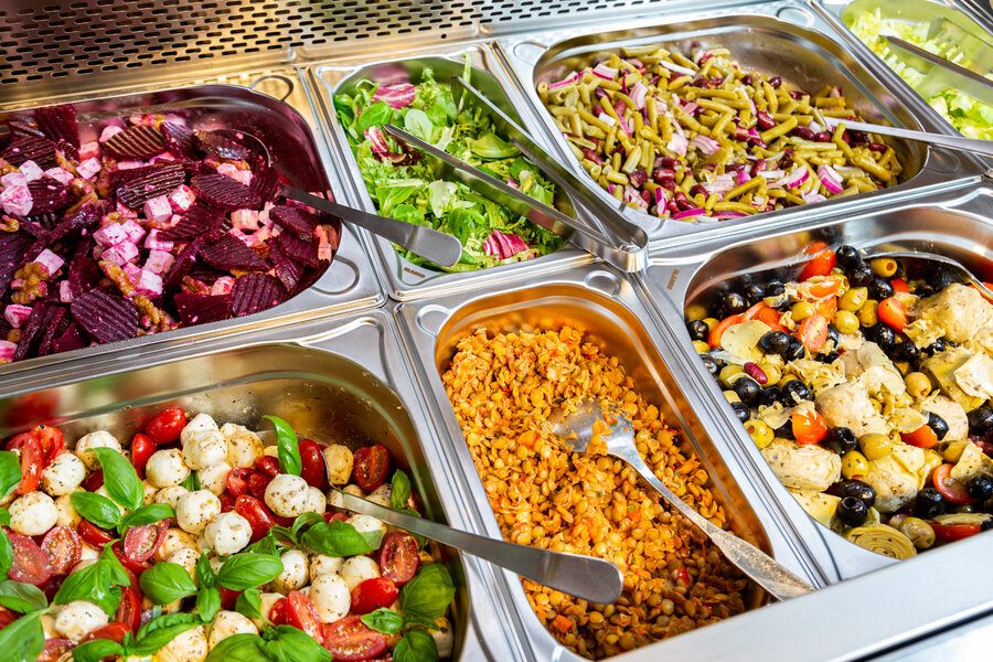 Convenience- und Salatbar
